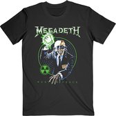 Megadeth Heren Tshirt -2XL- Vic Target RIP Anniversary Zwart