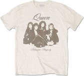 Queen Heren Tshirt -L- Bo Rhap Portrait Creme