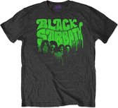 Black Sabbath - Graffiti Heren T-shirt - L - Zwart