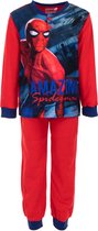 Spiderman pyjama - Coral Fleece - glow in the dark - rood - 128 cm - 8 jaar