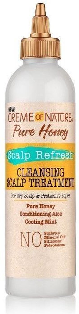 Creme Of Nature Pure Honey Scalp Refresh Cleansing Scalp Treatment 8 oz