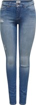 Only Jeans Onlanne K Life Mid Sk Dt Dnm Agi387 15249678 Light Medium Blue Dames Maat - W26 X L32