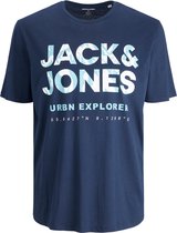 Jack & Jones T-shirt Booster Navy Blazer (Maat: 3XL)