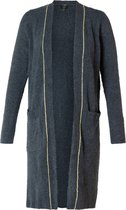 YESTA Dalisha Vest - Dark Grey Blue - maat 1(48)