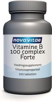 Nova Vitae - Vitamine B 100 Complex Forte - 100 tabletten