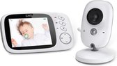 Ghb Babyfoon, 3,2 Inch Smart Babymonitor, Met Tft Lcd-Scherm, Nachtzichtcamera En Temperatuurbewaking (Babyunit Zonder Batterij), Wit