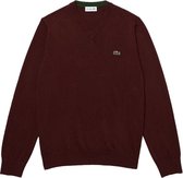 Lacoste Organic Cotton V-Neck Sweater - Sporttruien - bordeaux - maat L