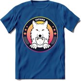 Saitama T-Shirt | Wolfpack Crypto ethereum Heren / Dames | bitcoin munt cadeau - Donker Blauw - M