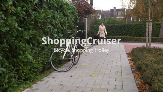 Shoppingcruiser 2 in 1 Boodschappentrolley voor achter de fiets - Fietskar  - Robuuste... | bol.com