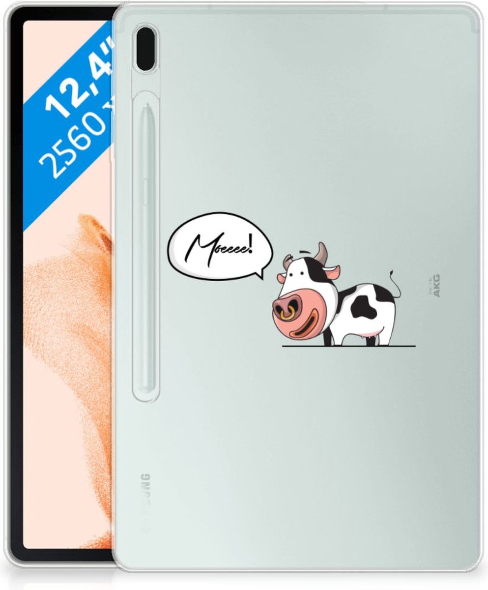 Samsung Galaxy Tab S7FE Tablet Back Cover Cow