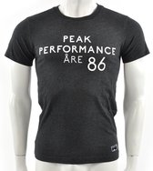 Peak Performance  - Graphic T - Donker Grijs T-Shirt - S - Grijs