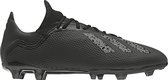 adidas X 18.3 Fg Voetbalschoenen Heren - Core Black/Ftwr White/Dgh Solid Grey - Maat 44