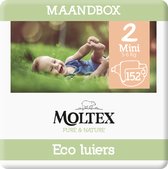 Moltex Pure & Nature Eco Luiers Mini, Maat 2 (3-6 kg) - 152 luiers