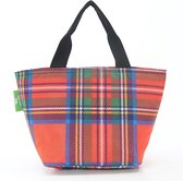 Eco Chic - Cool Lunch Bag _ small - C30RD - Red - Tartan