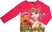 Filly Elves Meisjes Longsleeve - Cyclaam Roze - T-shirt met lange mouwen - Maat 98