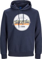 Jack & Jones Hoodie Brady Navy (Maat: 3XL)