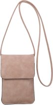 Crossbody- telefoontasje Ines Delaure roze