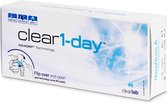 Clear 1-Day (30 lenzen) Sterkte: -5.25, BC: 8.70, DIA: 14.20