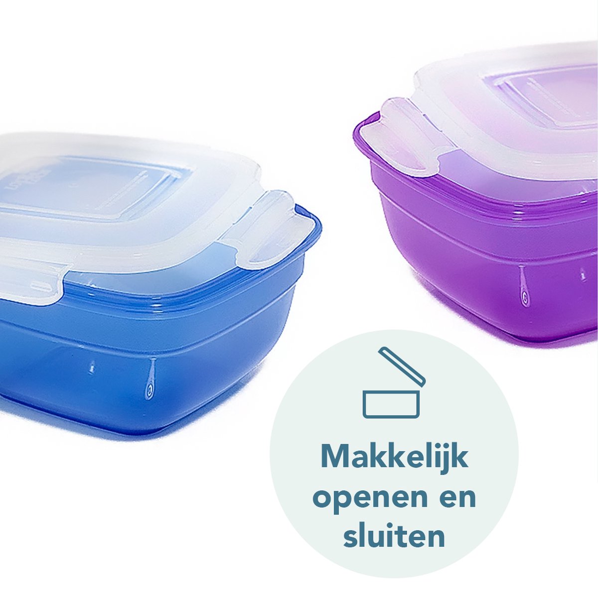 Lock&Lock Vershoudbakjes set met deksel - Diepvriesbakjes - Meal prep bakjes - 520 ml - Set 9 stuks - 100% Lekvrij - BPA vrij - PFAS vrij - Bewaarbakjes - Snackdoosjes - Vershouddoos - Stapelbaar - Volwassenen en Kinderen — cadeau in Cadeau-ideeën - foto 7
