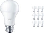 Voordeelpak 10x Philips Corepro LEDbulb E27 Peer Mat 10.5W 1055lm - 830 Warm Wit | Vervangt 75W.