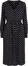 Pieces Jurk Pchenrietta Ls Shirt Dress Bc 17122278 Black/lavendula Dames Maat - S