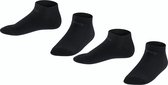 Esprit Foot Logo 2-Pack duurzaam organisch katoen multipack sneakersokken kinderen zwart - Maat 31-34