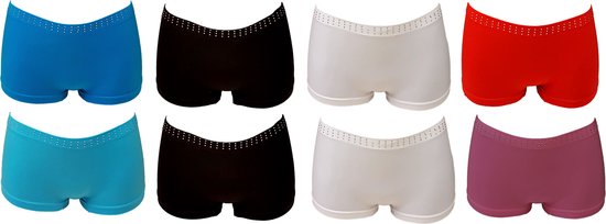 Caleçon femme Sweet Angel avec pierres strass 8pack taille S / M