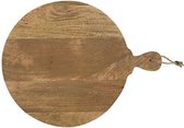 Tapasplank  - houten broodplank met touw  - 40 cm rond