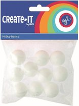 Create It Polystyreen Bollen 2.5 cm 10 Stuks