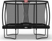 BERG trampoline rectangulaire Champion sur pied noir 330 cm avec filet de sécurité deluxe