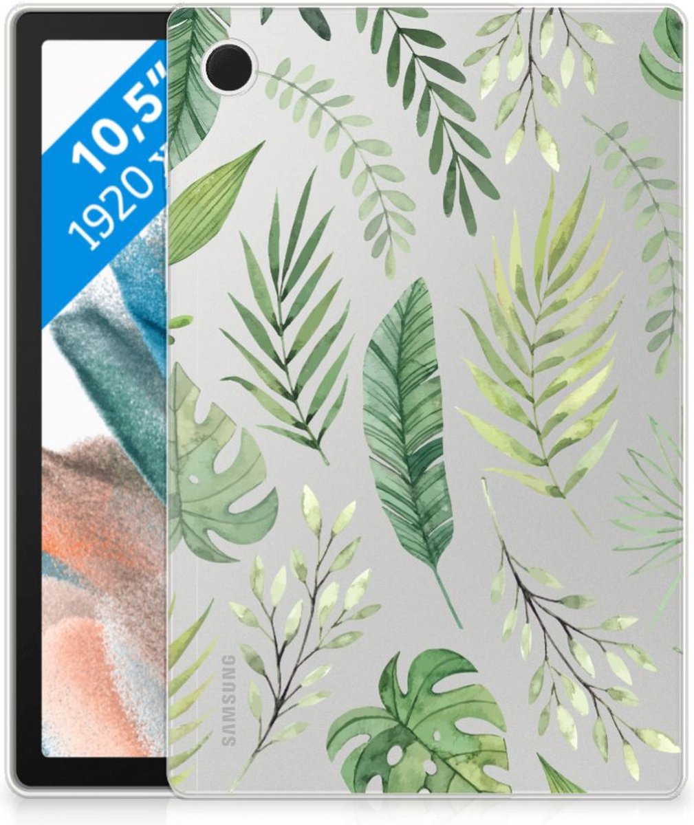 Samsung Galaxy Tab A8 2021/2022 Siliconen Hoesje Leaves