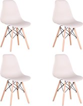 4X Nordic Stoelen wit