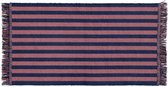 Hay Stripes and Stripes tapijt 95x52cm navy cacao