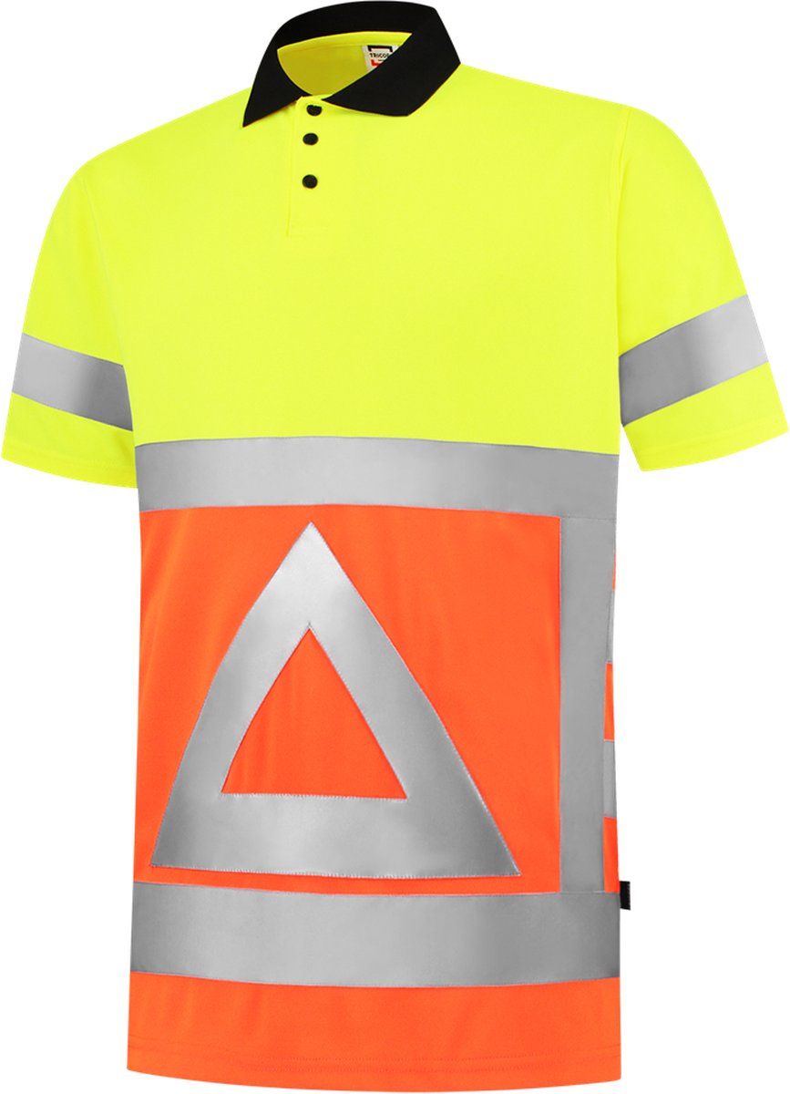 Tricorp Poloshirt Verkeersregelaar 203011 - Fluor Oranje/Geel - Maat 5XL