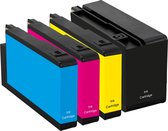 Geschikt voor HP 963 / 963XL inktcartridges - Multipack 4 Kleuren - Geschikt voor HP OfficeJet Pro 9012, 9014 en 9022 - Inktpatronen - cartridge - inkt