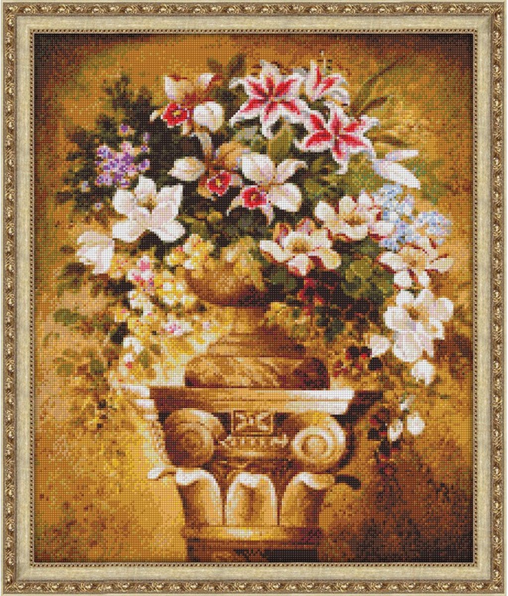 Artibalta Diamond Painting Bloemen 50x60 AZ-1199 Vierkante Steentjes