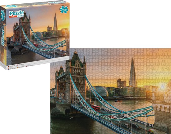 Grafix Puzzel 1000 stukjes volwassenen | Thema London | Afmeting 50 X 70 CM  |... | bol.com