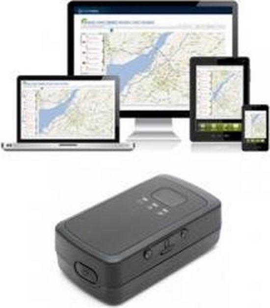 GPS Tracker Auto Anti Diefstal met SIM, Real-Time Tracking, Magneet, Waterdicht, Geofencing & Alarm, Verborgen Voertuig Volgsysteem voor Auto, Motor, Boot & Waardevolle Objecten (Abonnement