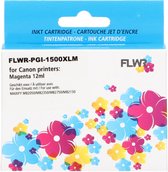FLWR - Inktcartridge / PGI-1500XL / Magenta - Geschikt voor Canon