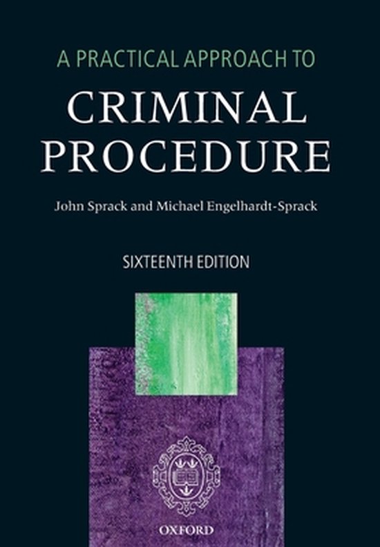 A Practical Approach to Criminal Procedure - cover