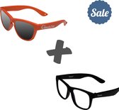 Goodcha Sun & Screen Twin Pack - wayfarer zonnebril en blauw licht bril kind voor meisje en jongen - computerbril met filter - gamebril - 3-7 jaar