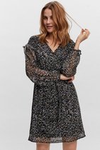 Vero Moda Jurk Vmulla Lurex Ls Abk Dress Wvn Ga 10255924 Black/ulla Dames Maat - L