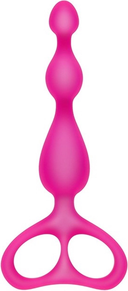 Pleasures - Anaal balls dildo paars 17,5 x 3cm