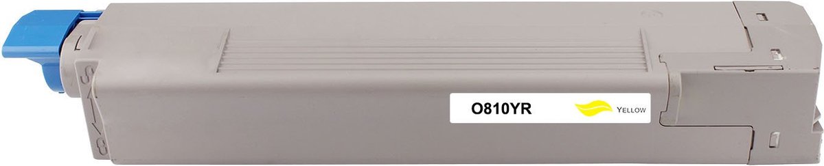 OKI 44059105 - Toner Geel - 8000 pagina's - Huismerk Compatible - Geschikt voor OKI C810 OKI C830 Okidata C810 Okidata C830 - O810YR alternatief - OKI toner