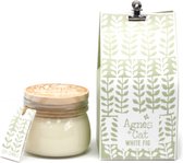 Soy wax Geurkaars in Kilner Jar - White Fig - 180ml - 30 Branduren