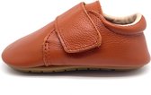Cutieshoes Chaussures de bébé |Premières chaussures de course - Cuir véritable - Orange Cognac - taille 22 - (18-24 mois)