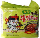Samyang Hot Chicken Flavor Ramen Jjajang - Noedels - 5 x 140 gram