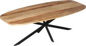Eetkamertafel | denver | rond | mangohout | 76(h) x 10 cm