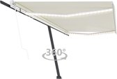 Everest Luifel automatisch met LED en windsensor 500x300 cm crèmekleur