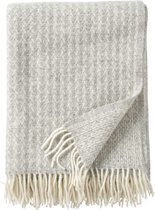 Klippan wollen plaid -Dagmar- licht grijs